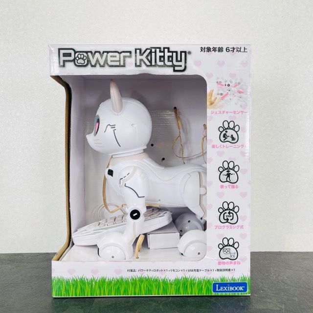 COCOにゃあ出品 Power Kitty パワーキティー 猫型ロボット 【中古】ホワイト #63607