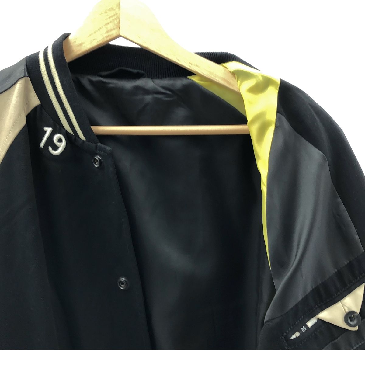 美品】 DIESEL / ディーゼル | レザースリーブ スタジャン ブルゾン 