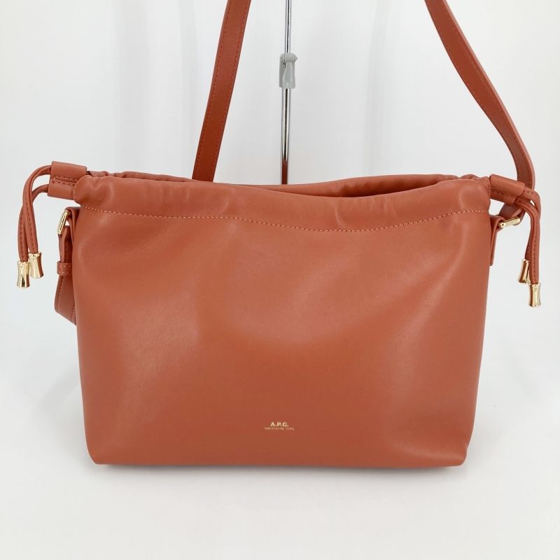 【イオン広店】 中古 A.P.C | アーペーセー ショルダーバッグ SAC NINON   CROSSBODY BAG PUAAT-F61583 オレンジ 【121】 イオン広店】 中古 A.P.C | アーペーセー ショルダーバッグ SAC NINON