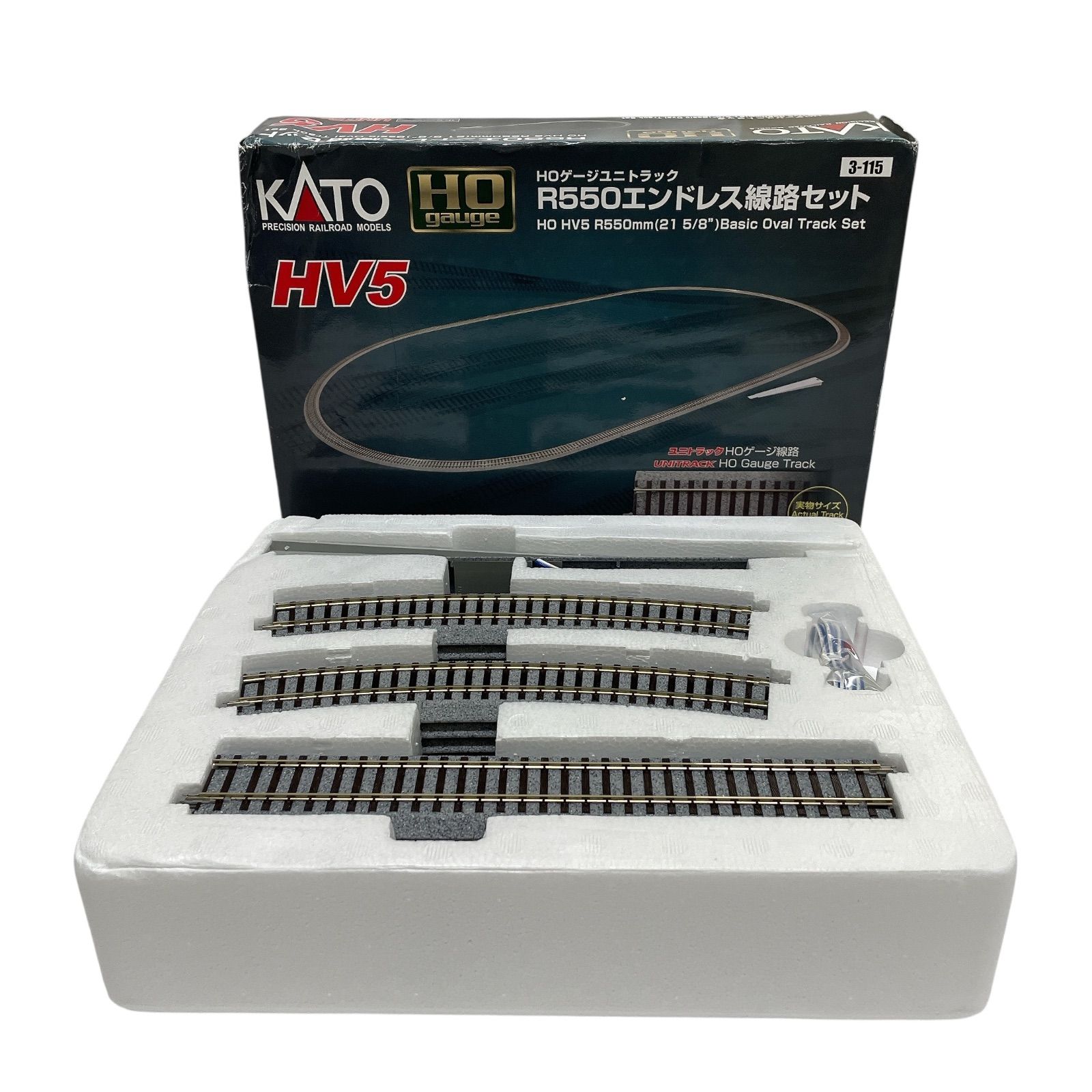 WJ33 KATO カトー 3-115 HV-5 HO ユニトラック R550 エンドレス線路セット 鉄道 模型 コンパクト 線路セット