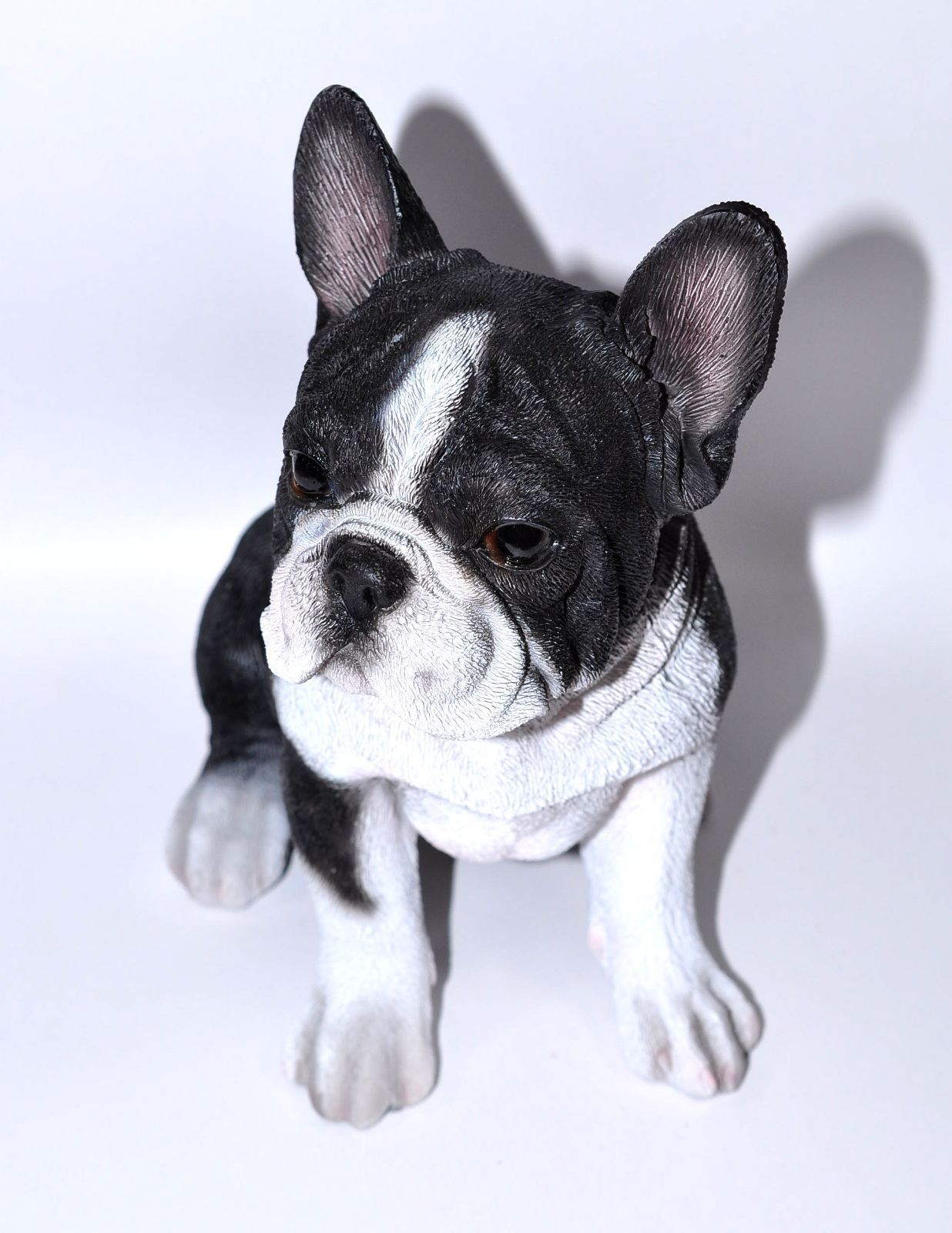 フレンチブルドッグの子犬の彫像 ドッグオーナメント14263, image size:1236x1600