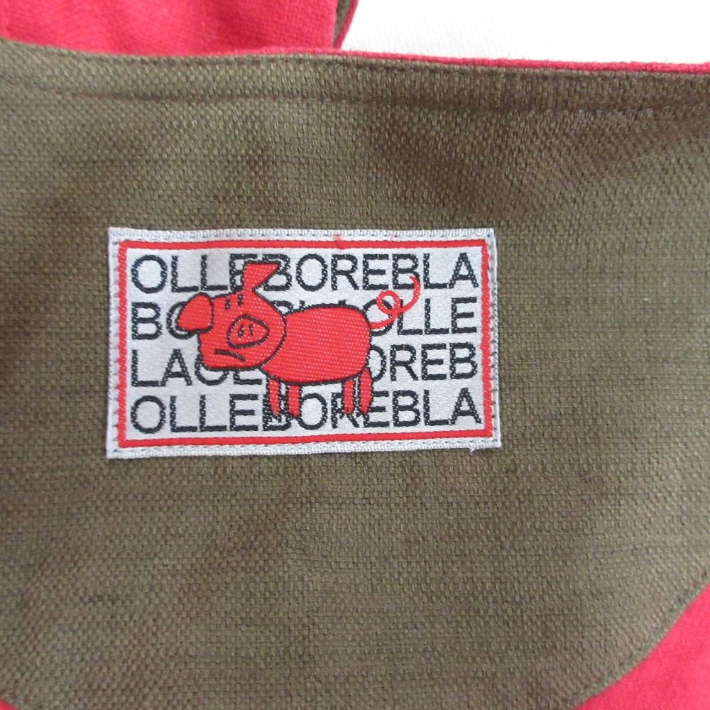 美品✨アルベロベロ レインコート ブラック ぶたさん 総柄 刺繍 美品 OLLEBOREBLA オレボレブラ アルベロベロ ぶたさん 刺繍