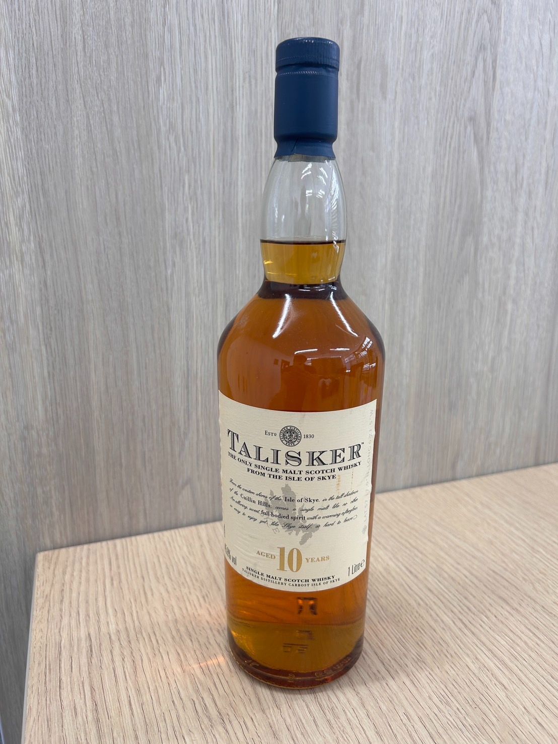 タリスカー10年 シングルモルト ウイスキー マップラベル 1000ml 古酒 タリスカー10年 シングルモルト ウイスキー マップラベル 1000ml 古酒