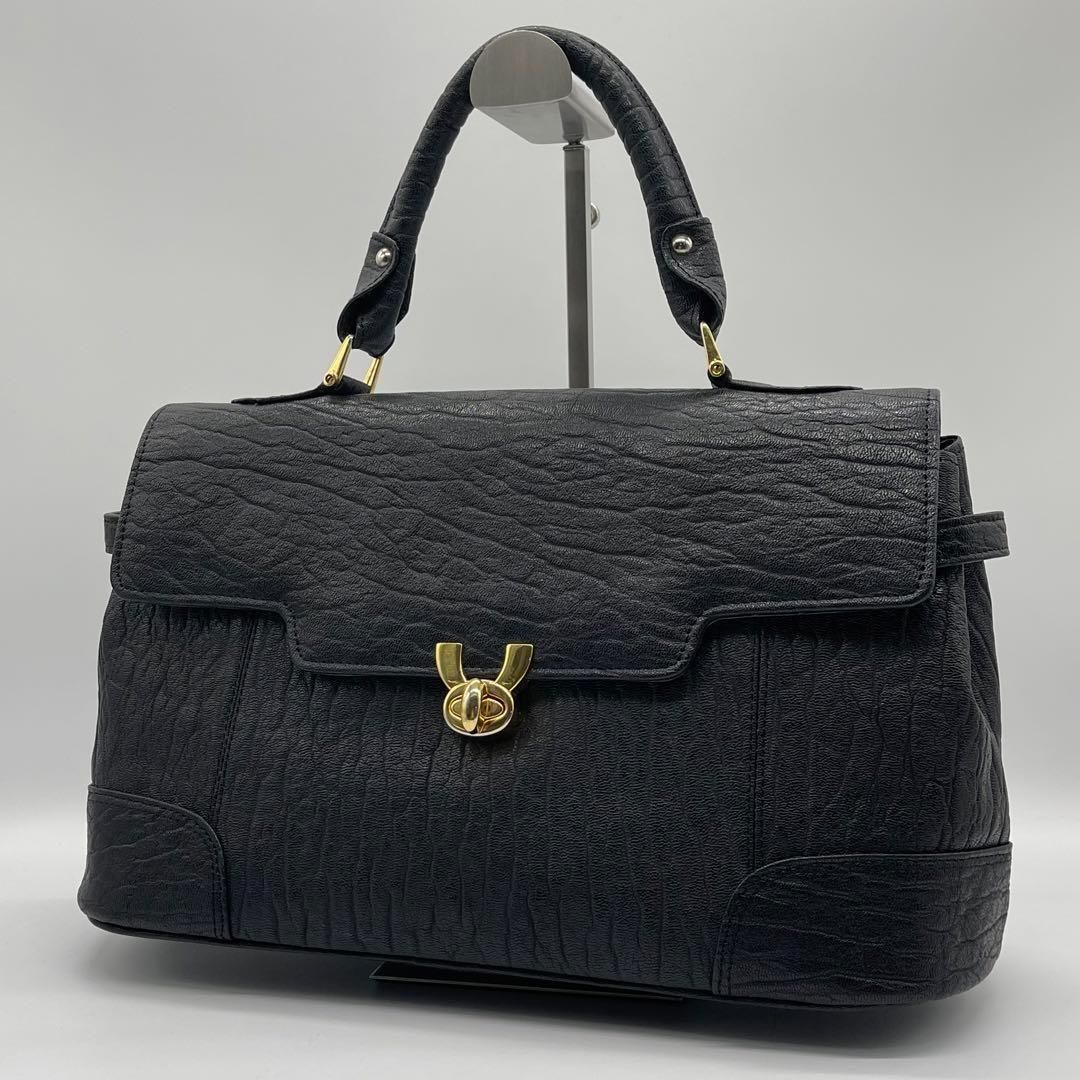 【美品】sealskin アザラシ トップハンドル ハンドバッグ レディース 美品】sealskin アザラシ トップハンドル ハンドバッグ