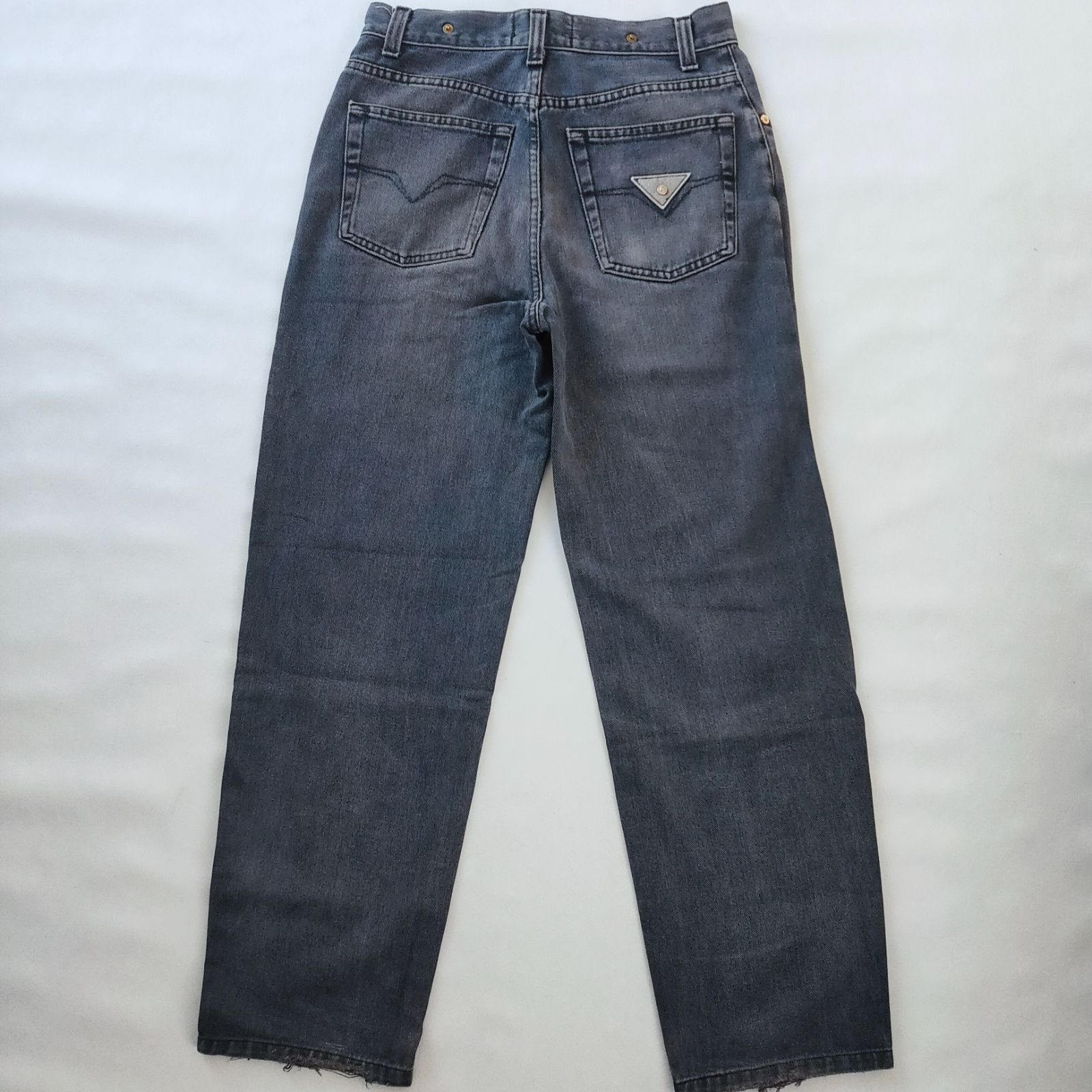 デニム・ジーパン VERSACE Jeans Versace Jeans Couture Mens Blue Denim Jeans Men Size 31/45