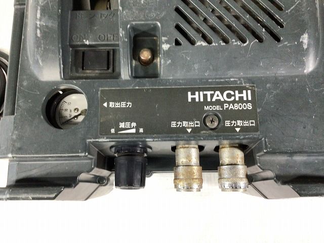 ☆中古品☆ HITACHI 日立工機 100V 60Hz 軽搬形ベビコン PA800S エアコンプレッサー 電動工具 96431