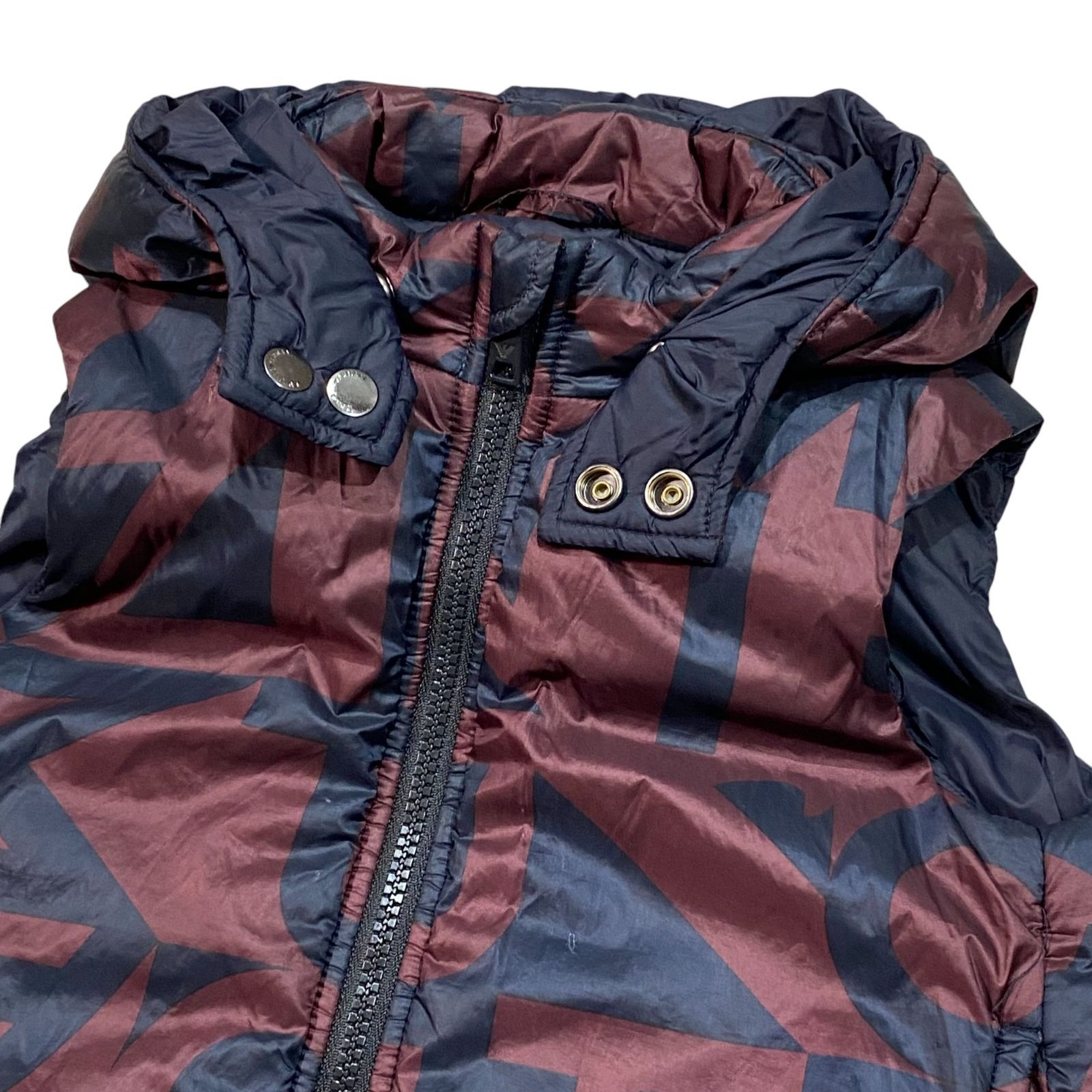  EMPORIO ARMANI エンポリオ アルマーニ フード付き 中綿 ベスト ブラック 5 A 112 キッズサイズ KT 60-D 12-KG ダウンベスト 中綿ベスト キッズ服(100cm~)