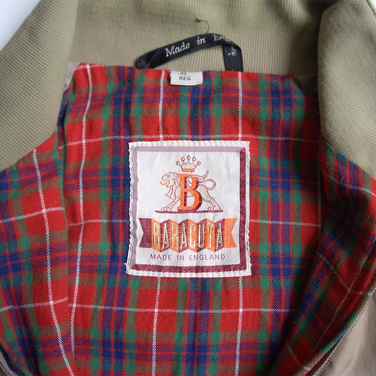 90S】 BARACUTA 【OPTIジップ/G9 スウィングトップ ハリントン