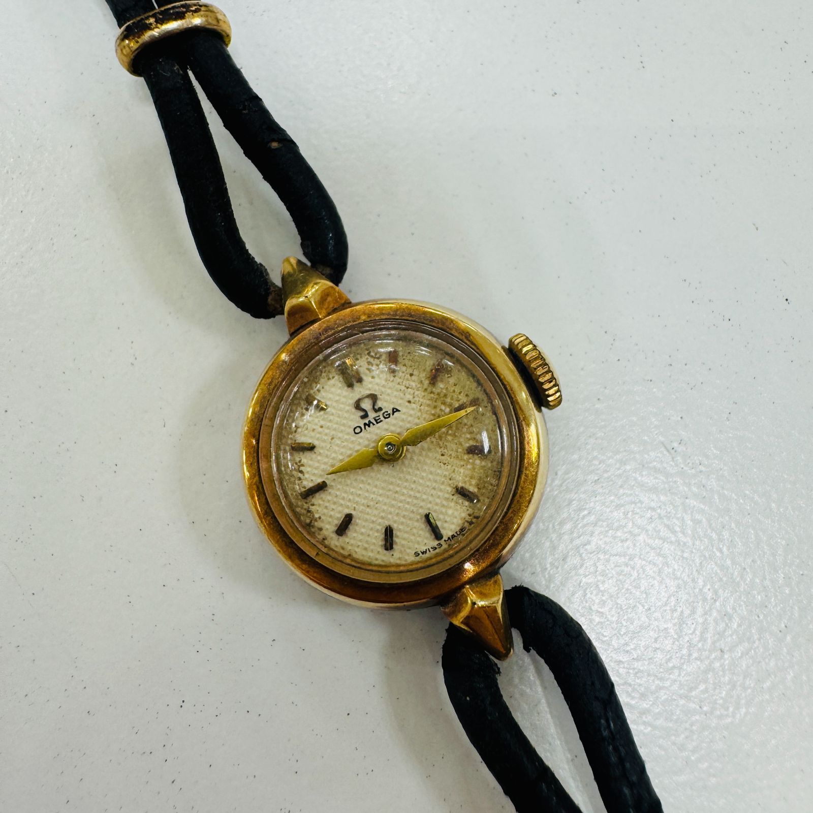 A ヴィンテージ OMEGA オメガ 2789 S 手巻き式 腕時計 レディース ブランド時計 ゴールド アンティーク レトロ