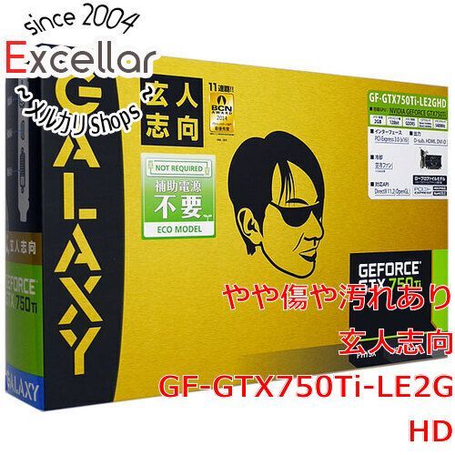 玄人志向 - 紗英　玄人志向 GF-GTX750TI-LE2GHD 【未使用・未開封】 Amazon | 玄人志向 グラフィックボード NVIDIA GeForce GTX750Ti