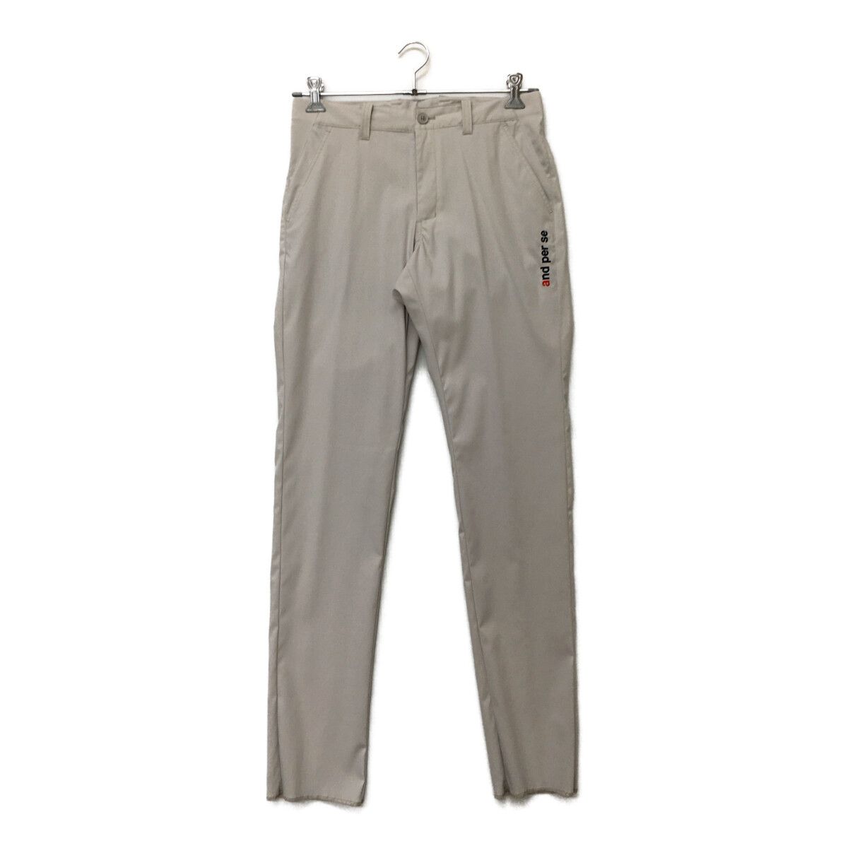 未使用品 メンズ アンパスィ and per se パンツ M グレー 販売