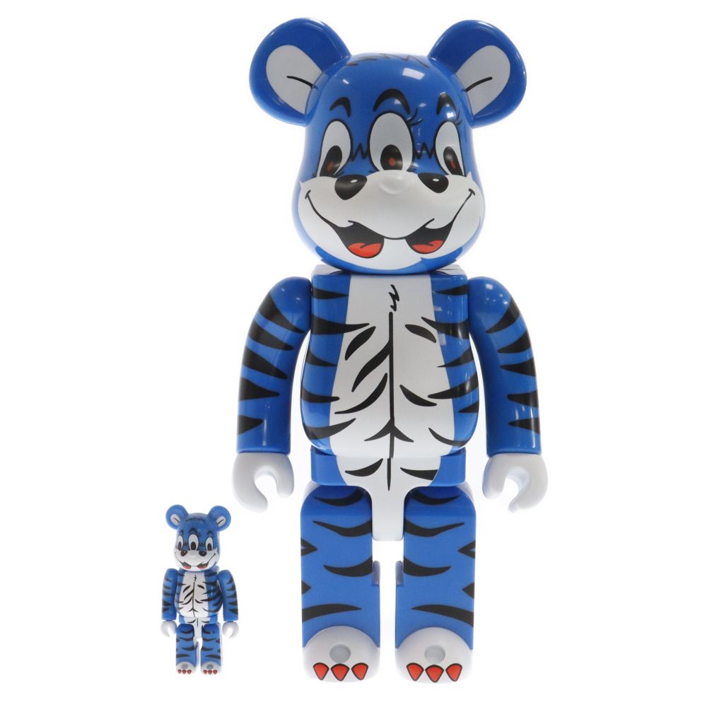 MEDICOM TOY - MEDICOM TOY メディコムトイ BE@RBRICK KIDILL 100%/400% ベアブリック キディルコラボ 二体セット フィギュア ブルー MEDICOM TOY (メディコムトイ) BE@RBRICK KIDILL 100%/400% ベア