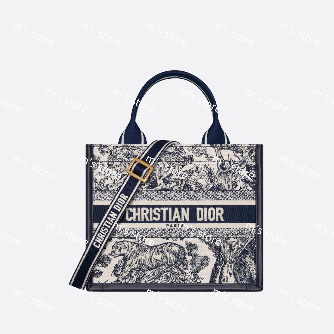 Christian Dior トートバッグ スモール トワル ドゥ ジュイ DIOR | Dior Book Tote バッグ スモール トワル ドゥ ジュイ