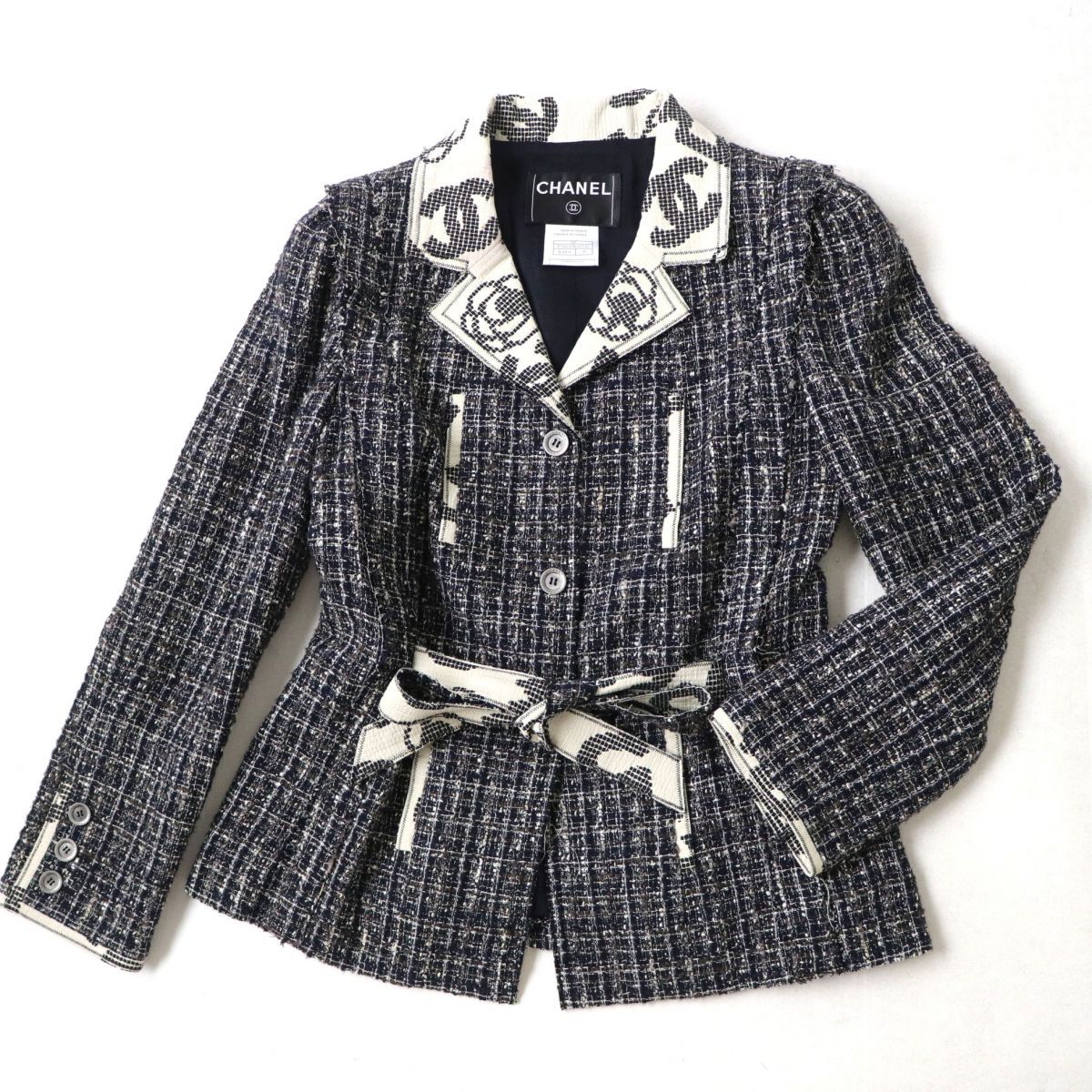 CHANEL ツイード セットアップ 美品◎正規品 仏製 CHANEL シャネル 06P・P28600・P28601