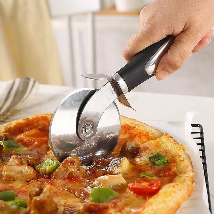 2点セット pizza ピザ用 転がす ピザカッター ステンレス 2点セット pizza ピザ用 転がす ピザカッター ステンレス