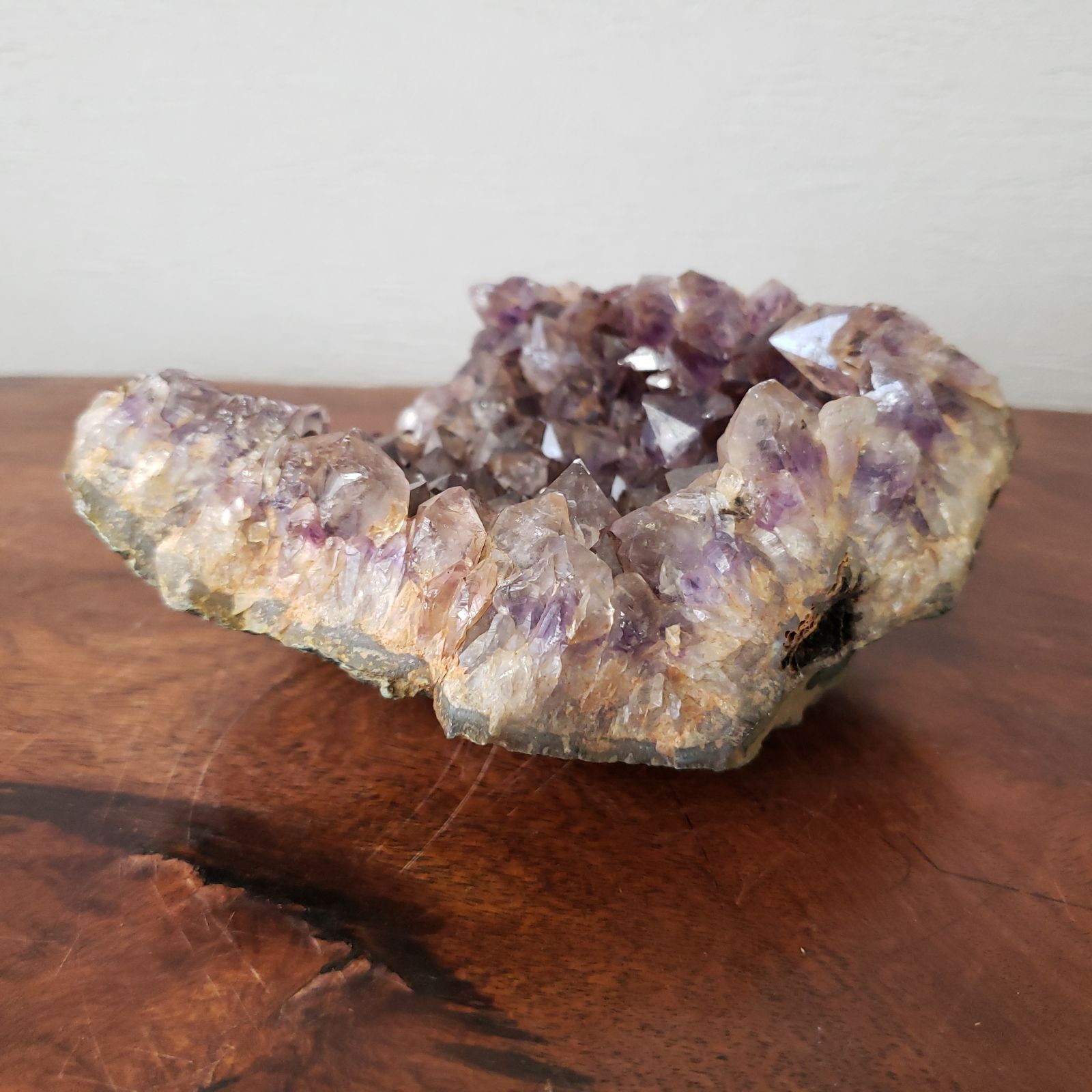アメジストクラスター 1.1kg 柴水晶 原石 鉱物 宝飾 アメシスト