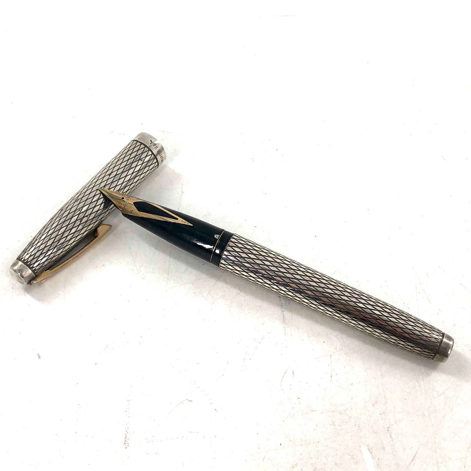 SHEAFFER シェーファー STERLING SILVER スターリングシルバー U.S.A 万年筆 14K 585 刻印 OE-962