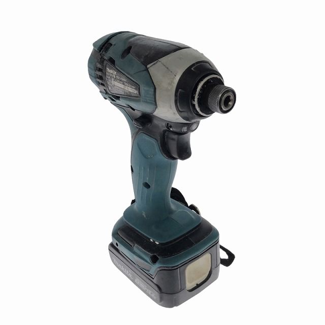 中古動作品 makita/マキタ 充電式インパクトドライバー TD130D 直流マグネットモータ リチウムイオンバッテリー付 ☆中古動作品☆ makita マキタ 14.4V 充電式インパクトドライバ TD136D