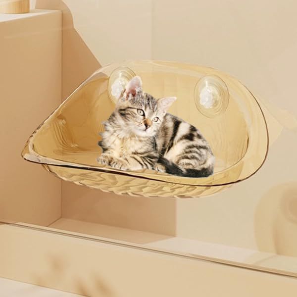 POOKIE 吸盤式キャットタワー 約20kg耐荷重 宇宙船 POOKIE 猫 窓