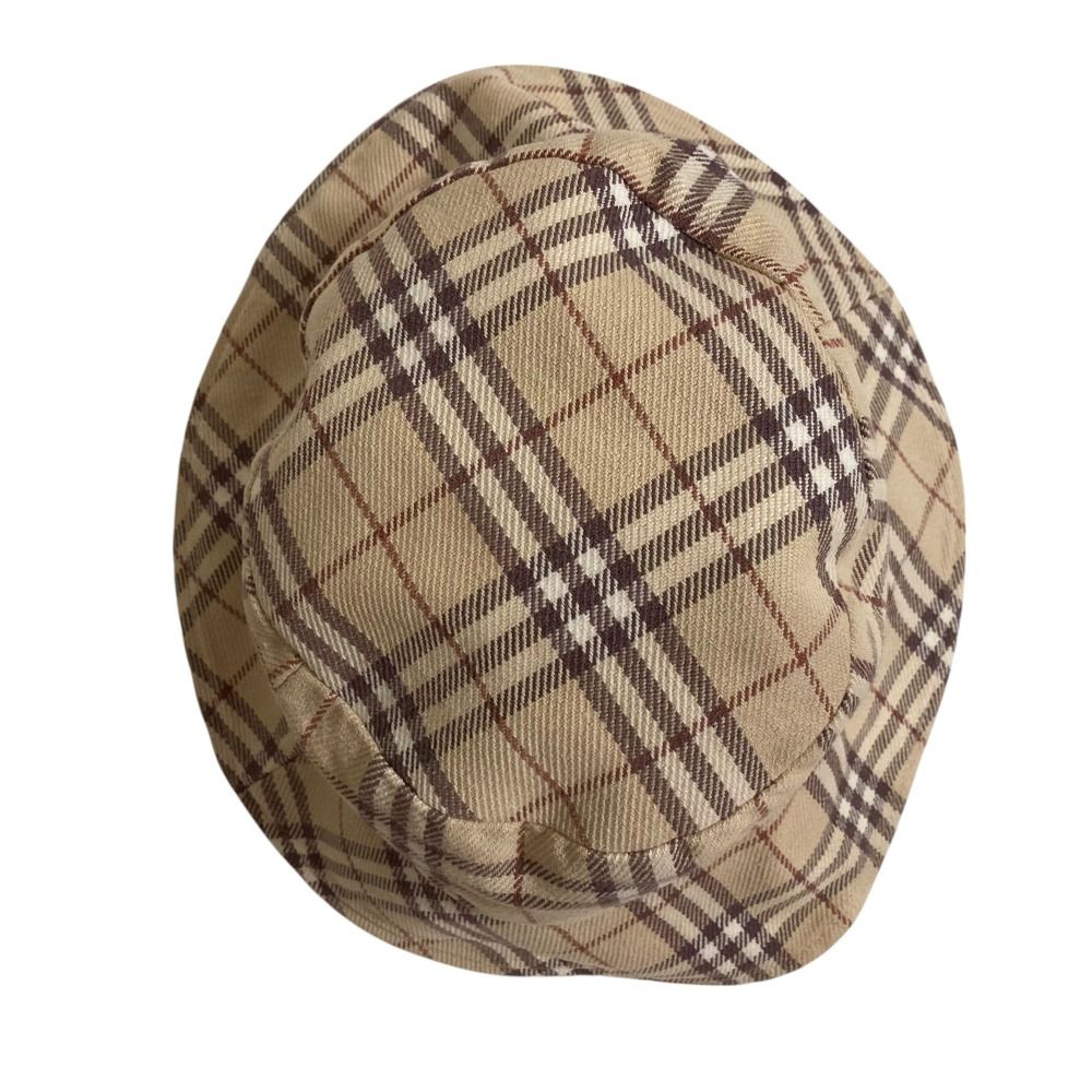 BURBERRY　バーバリーブルーレーベル　メガチェックキャスケット帽子 BURBERRY BLUE LABEL(バーバリーブルーレーベル) エンブレム
