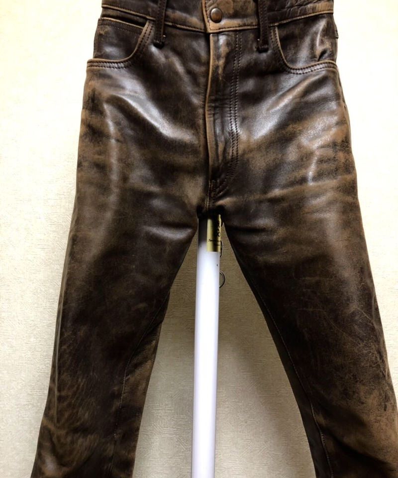 Aero Leather 最高級フロントクォーターホースハイドレザーパンツ美品