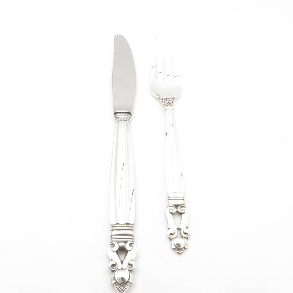 美品 Georg Jensen ジョージジェンセン エコーン ナイフ