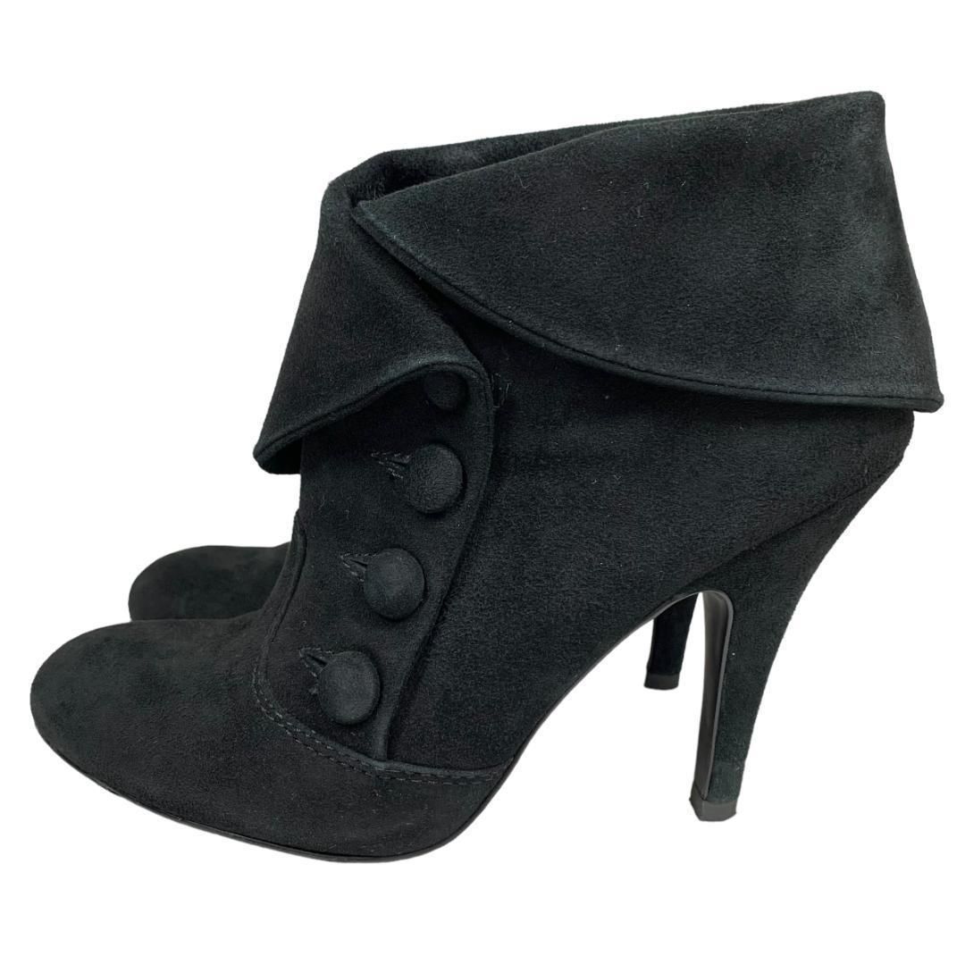 E*2様 プラダ レースアップ スエード ウェッジソール ショートブーツ