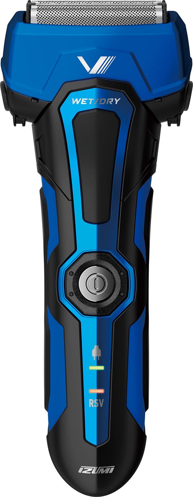泉精器製作所 イズミ 電気シェーバー グルーミングシリーズ 4枚刃 往復式 お風呂剃り可 ブルー IZF-V759ーA-EA 4枚刃 充電式