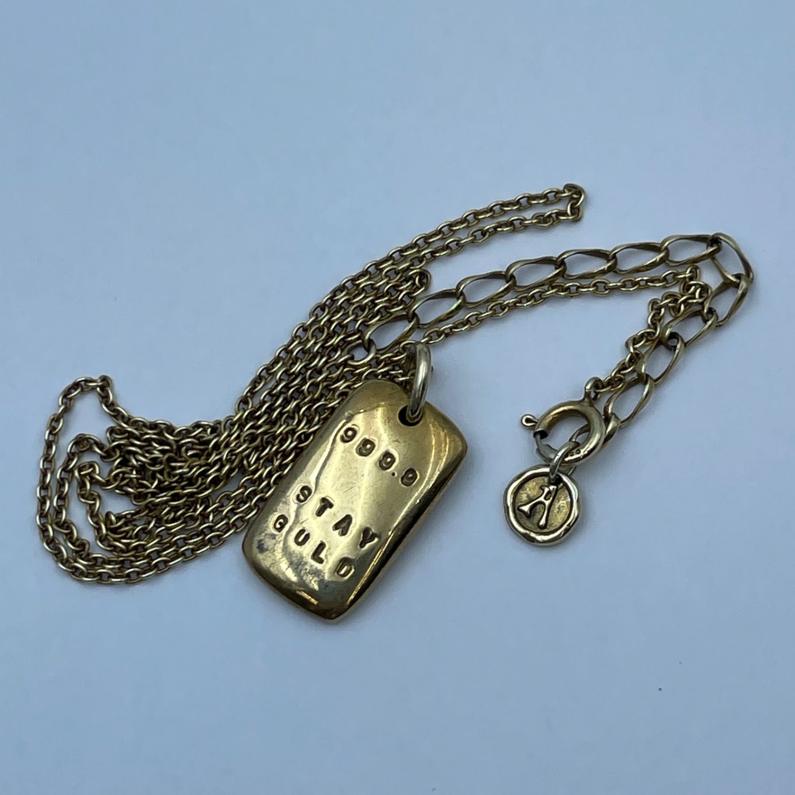 AMP JAPAN アンプジャパン 999.9 ステイゴールド ネックレス 24K