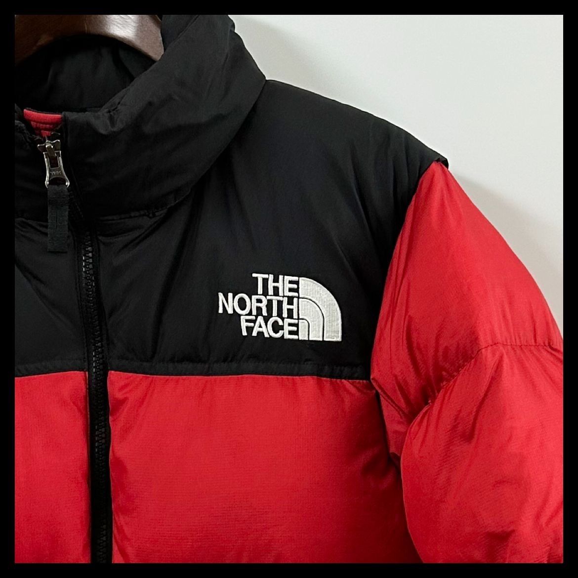 THE NORTH FACE ノースフェイス ヌプシ ダウンジャケット 赤 美品