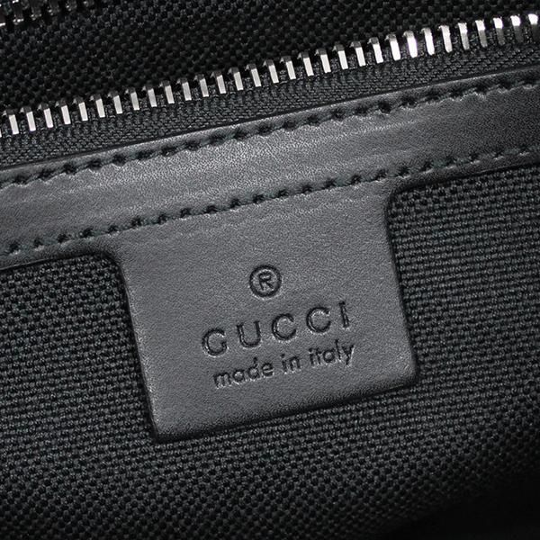美品 グッチ バッグ GGスプリーム ボディバッグ ブラック 05975