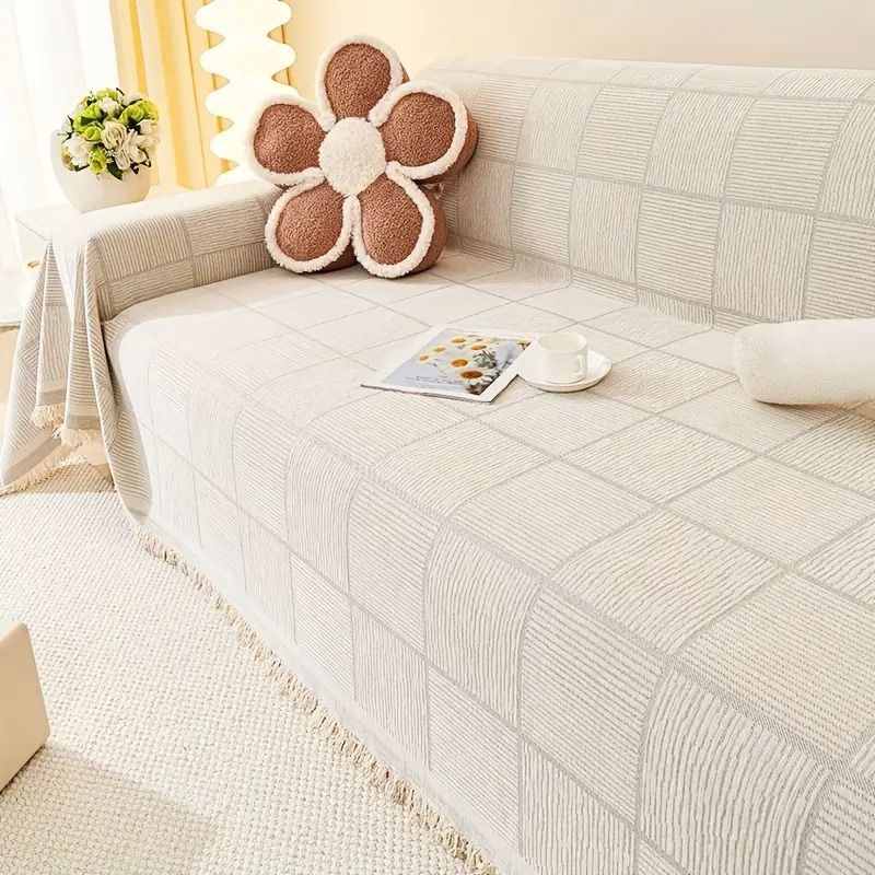 ソファーカバー ベッドカバー マルチカバー スローケット ブランケット カウチベッドカバー 洗える シェニール織 大判 オールシーズン かけるだけ ソファー保護 ペット対策 おしゃれ シン