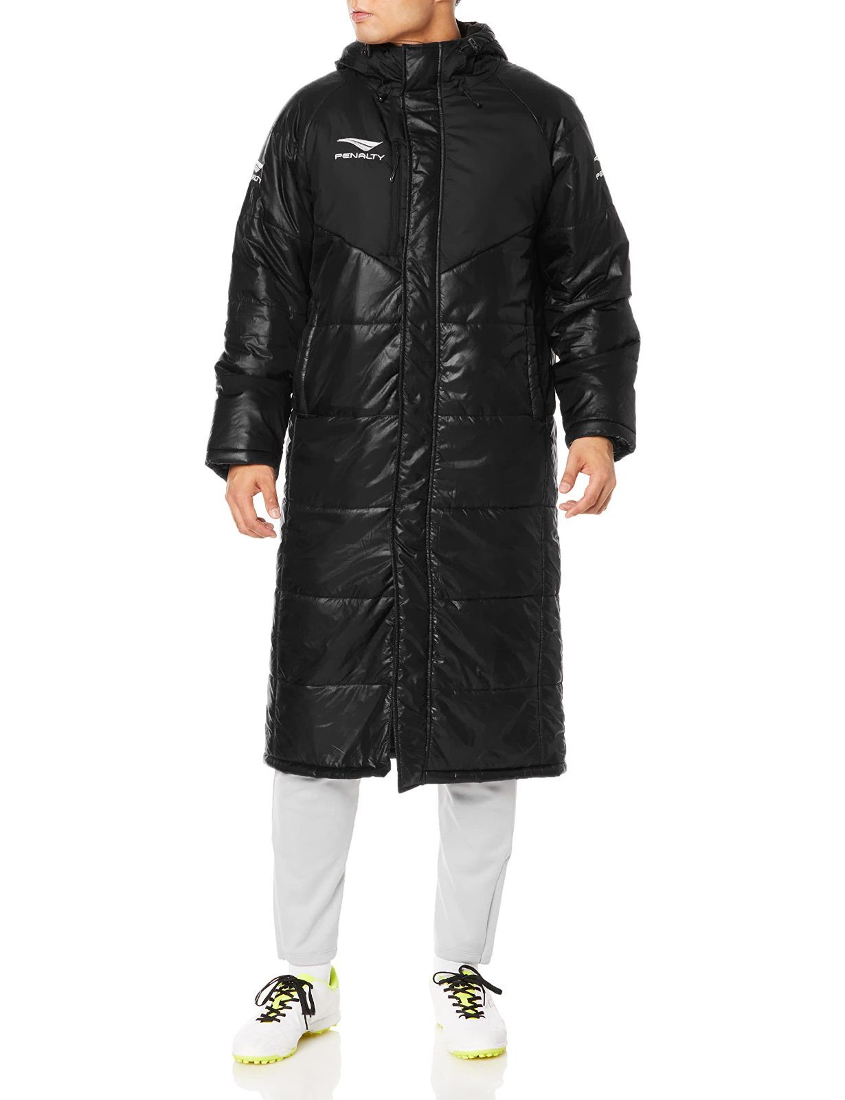 Size M_Color ブラック ペナルティ シャツ サッカー フットサル ロングコート PO1421 ブラック M