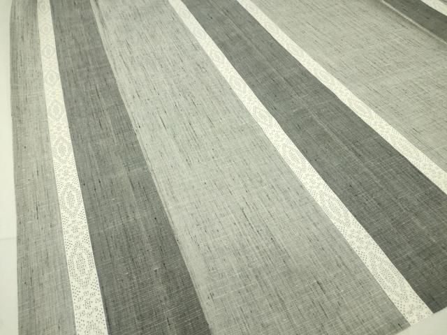 平和屋着物＊夏物 結城紬 夏結城 はたおり娘 菱間道 80亀甲 やまと誂製