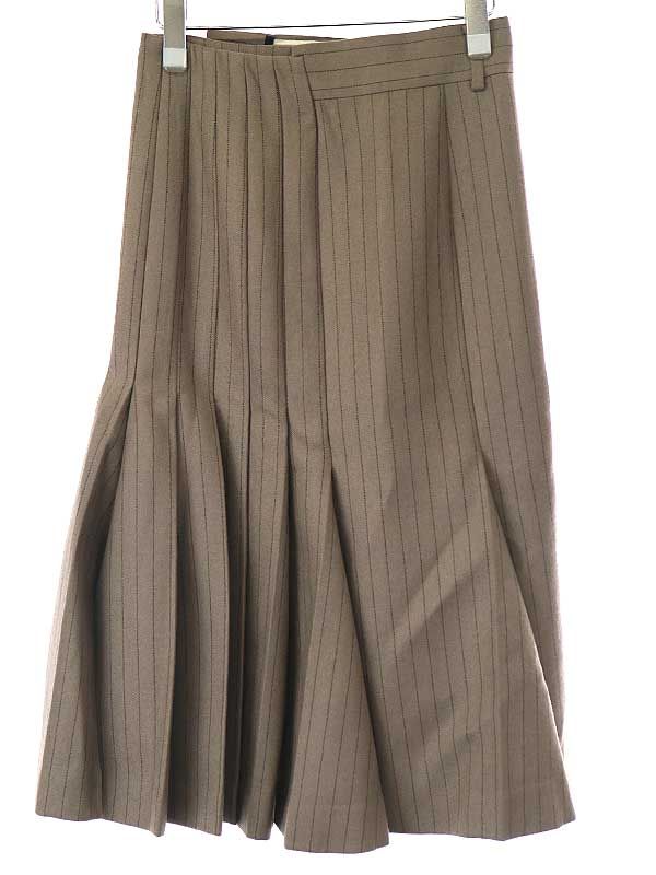 sacai サカイ 22AW Chalk Stripe Skirt チョークストライプ ウール