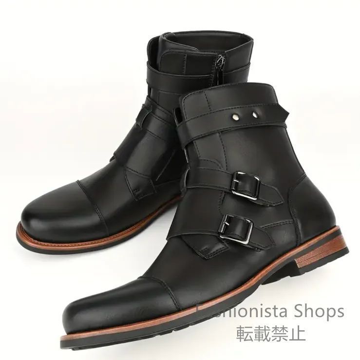 バイクブーツレザーツーリングブーツカットブーツレディース 厚底 靴メンズアウトドアバイク用品おしゃれ秋コーデコーデファ
