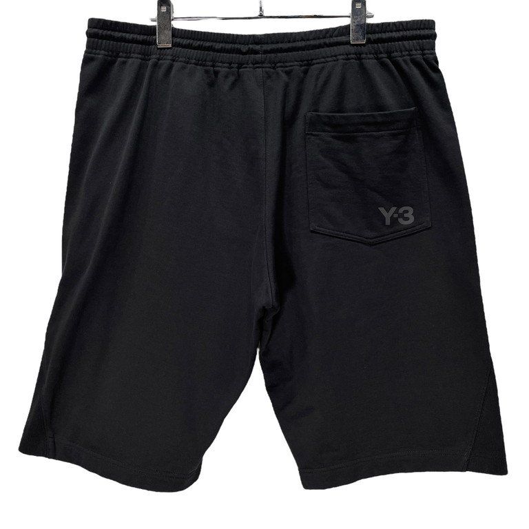 Y-3 ロゴプリントジップポケットスウェットイージーハーフパンツ