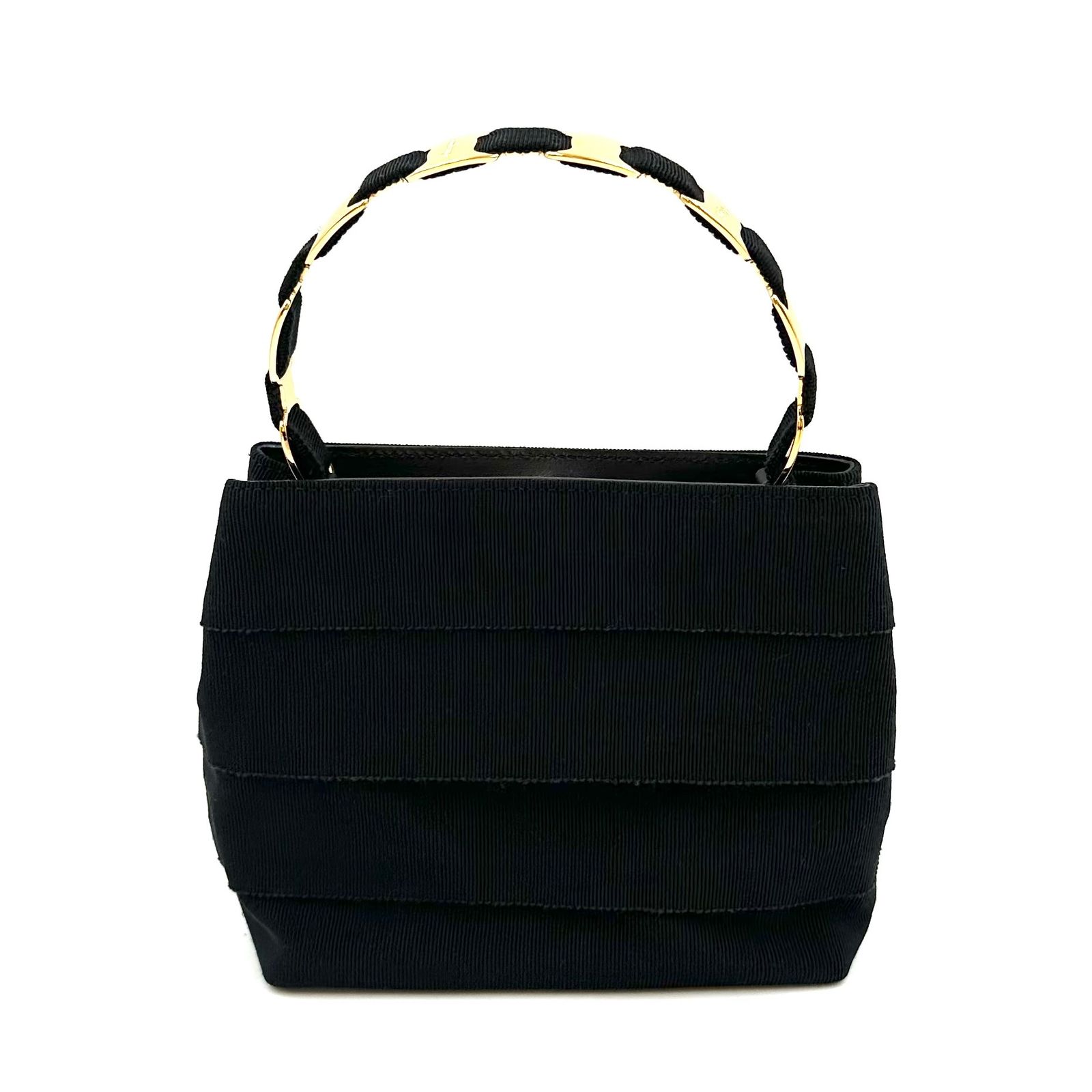 美品】フェラガモ 2way ハンドバッグ ブラック