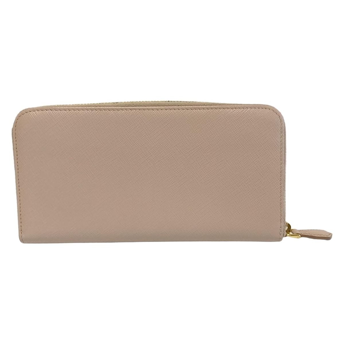 本物保証、信用第一！ PRADA プラダ 長財布 - 1ML506 ピンクベージュ ラウンドファスナー|リボン レザー 配送商品は、送料0円。