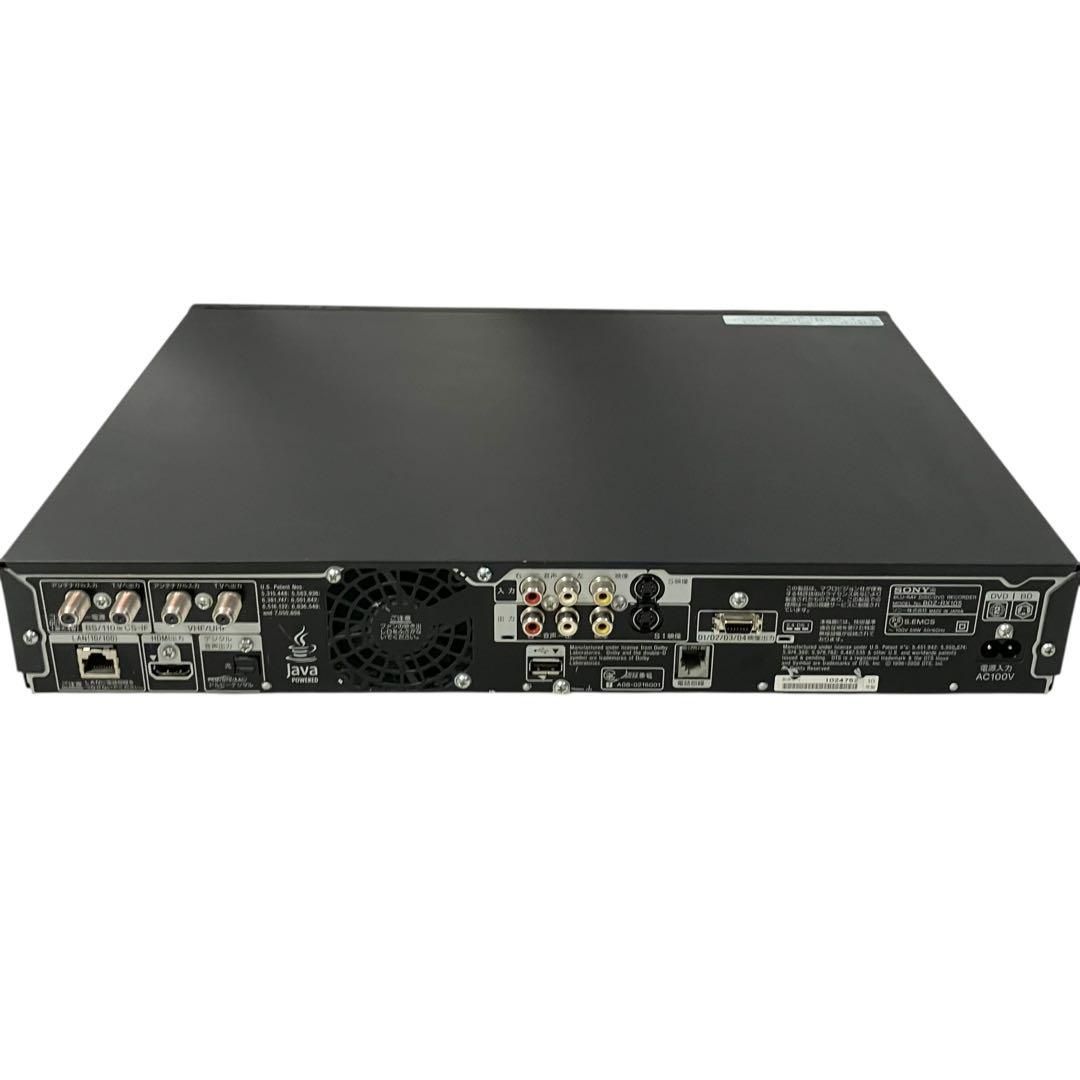 SONY 2番組同時録画 1TB ブルーレイレコーダー BDZ-RX105 ブラック