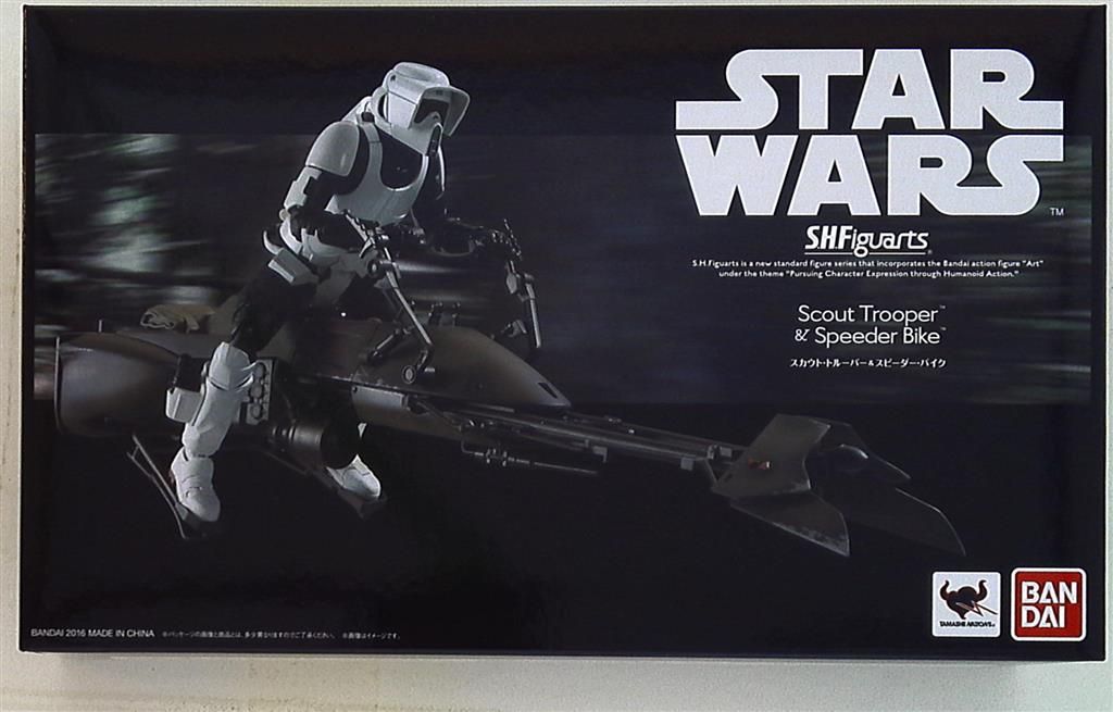 バンダイ S.H.Figuarts スカウト・トルーパー u0026 スピーダー・バイク