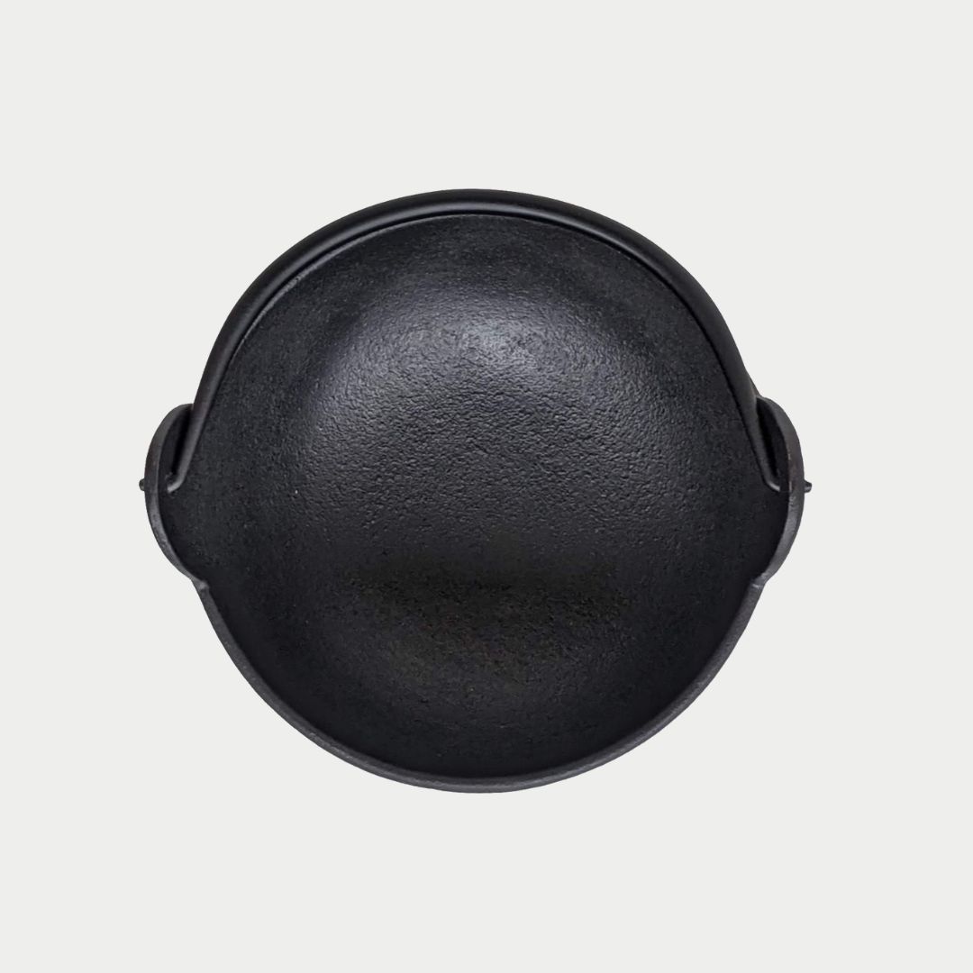 五進 鉄 寄せ鍋 (内面茶ホーロー仕上) 30cm QYS19030【送料無料】 田舎