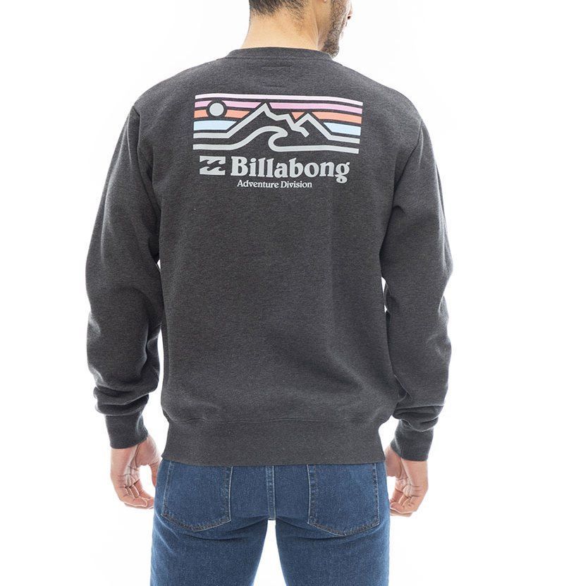 【SALE】2023秋冬 新品【BILLABONG/ビラボン】【A/Div.】 ADIV LOGO CREW 撥水トレーナー BKH メンズ BD012-012