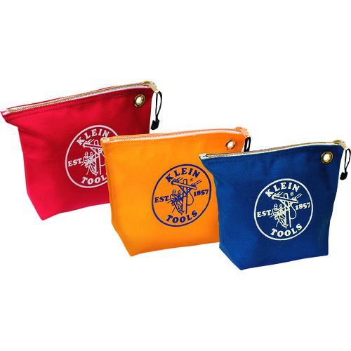 7営業日以内発送 ＫＬＥＩＮ 5539CPAK ツールポーチ ３個セット レッド ブルー イエロー クラインツールズ TOOLS 沖縄離島販売不可