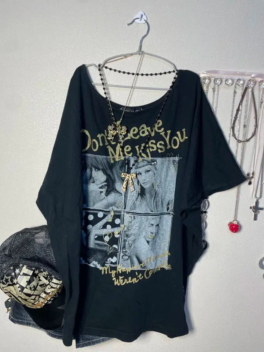 ヴィンテージ CECIL McBEE セシルマクビー ギャル オフショルダー 半袖T