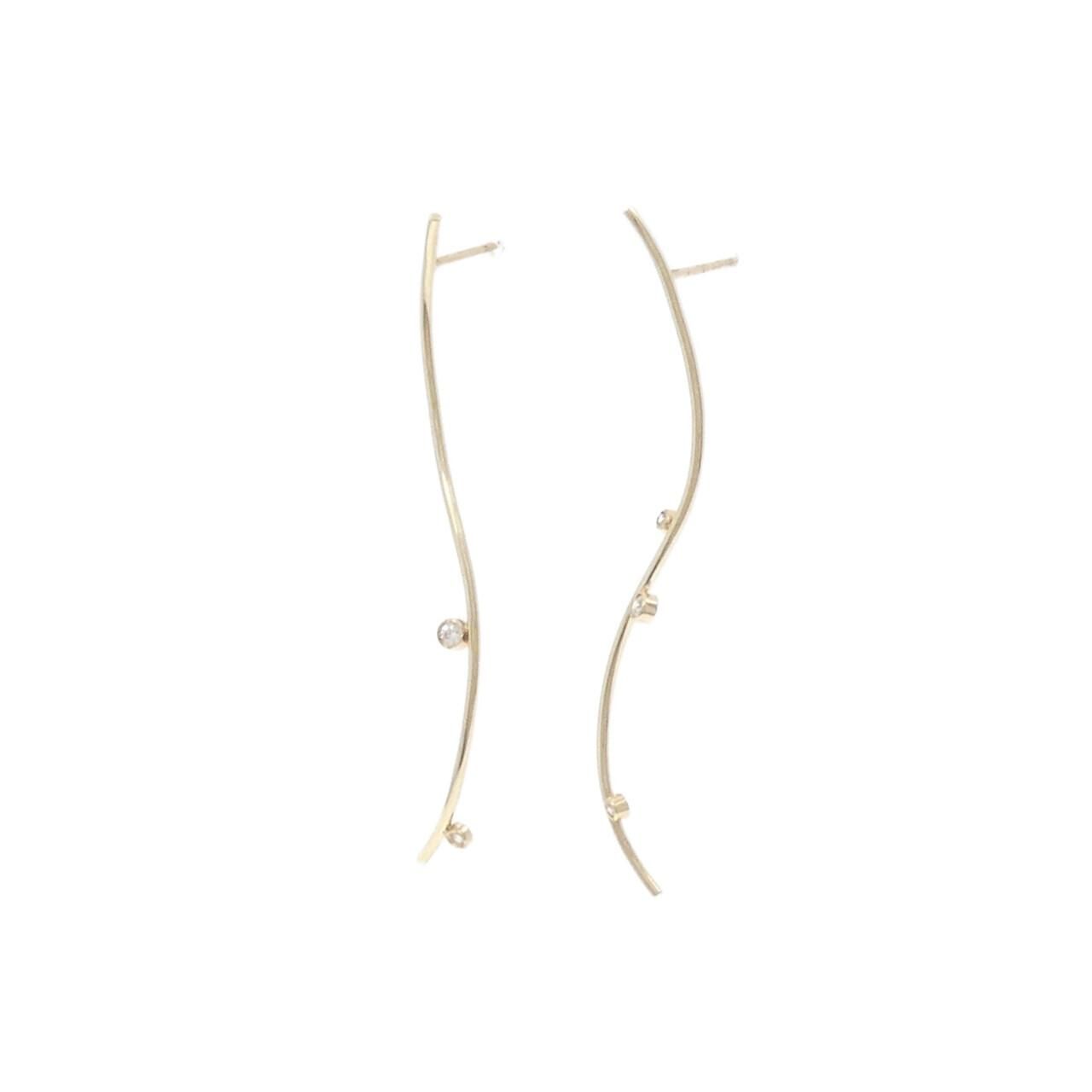 4゜C キュービックジルコニア ピアス