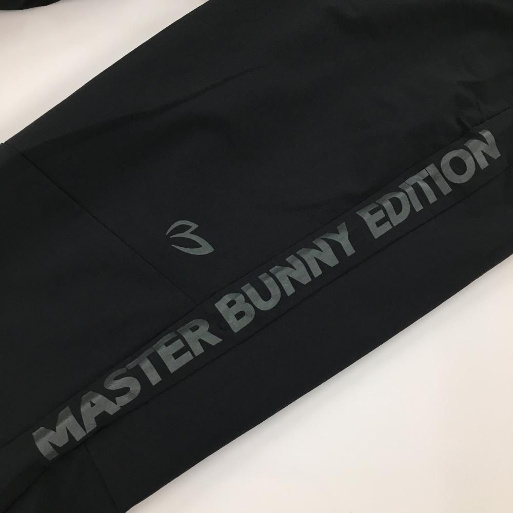 マスターバニー ジョガーパンツ 黒 ナイロン 裾リブロゴ メンズ 4(M