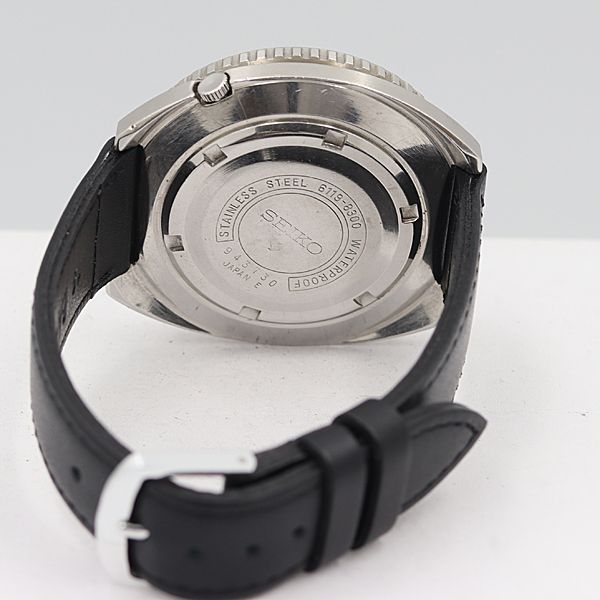 デッドストック級 稼働 良品 セイコー5スポーツ 6119-8900 青 AT