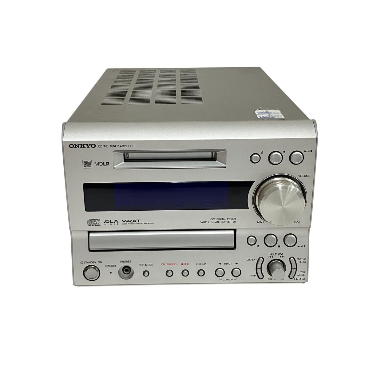 ONKYO FR-X7 CD/MDチューナーアンプD-307F スピーカーセット ONKYO FR-X7 〓 充実のオンキョーのCD,MDチューナー・アンプ