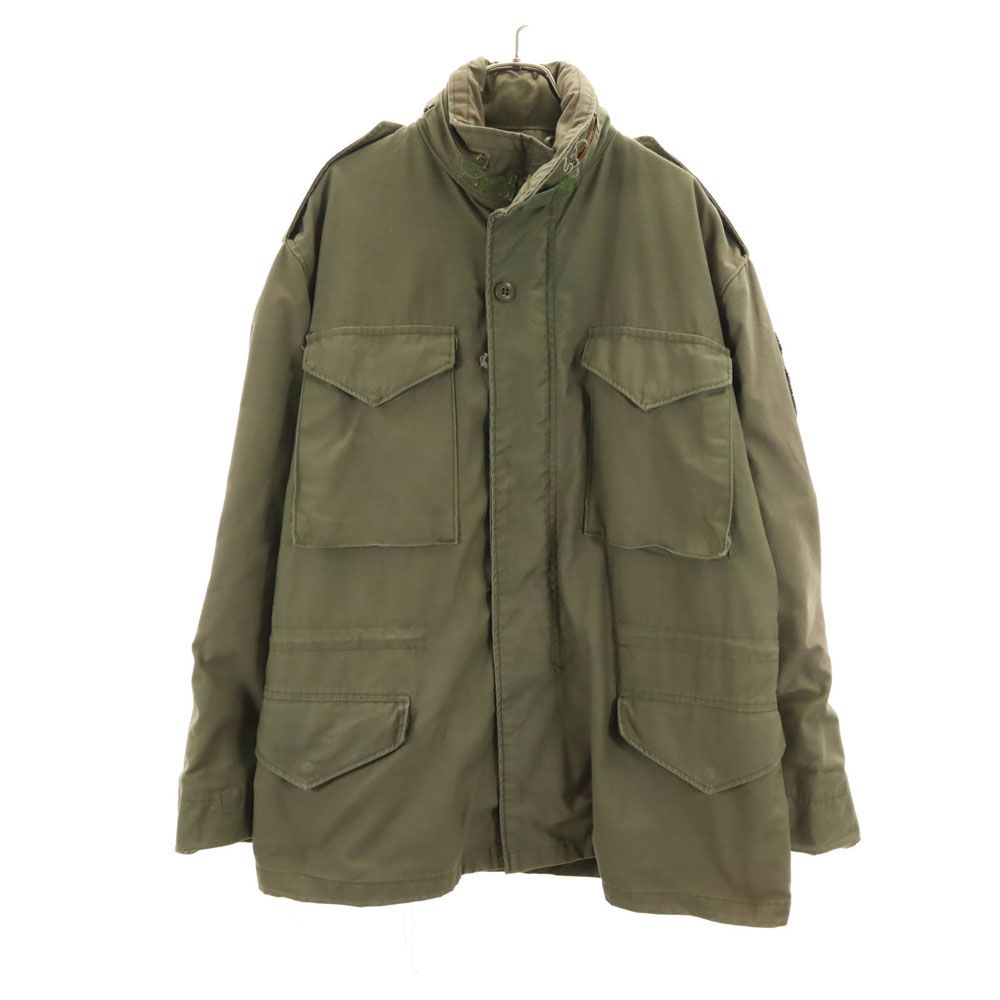 アルファインダストリーズ 90s オールド USA製 民生品 M-65 フィールドジャケット M カーキ ALPHA INDUSTRIES INC ミリタリー ライナー欠品 メンズ